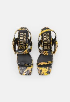 Versace Jeans Couture Sandales À Talons Hauts - Black/Gold -Tamaris Boutique a1d1ade78eb543cd926ff93f2fe741b7