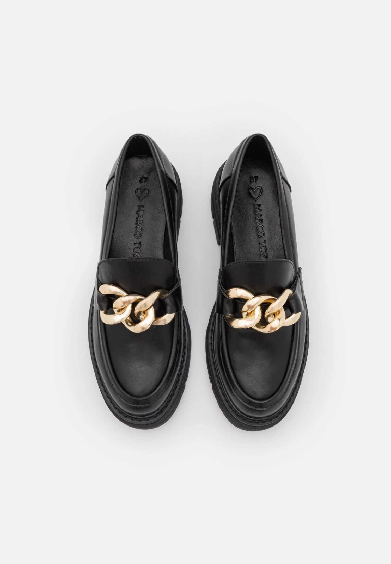Marco Tozzi Mocassins - Black/Gold 6 Marco Tozzi Mocassins - Black/Gold – Image 6