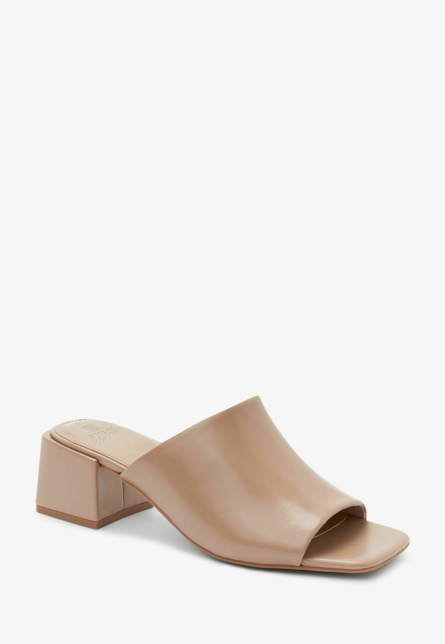 Next Forever Comfort Block Heel Standard - Mules À Talons - Taupe Brown 3 Next Forever Comfort Block Heel Standard - Mules À Talons - Taupe Brown – Image 3