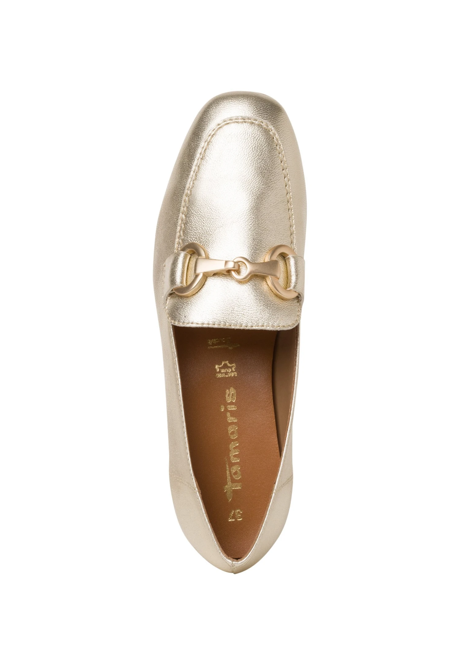 Tamaris Mocassins - Light Gold 3 Tamaris Mocassins - Light Gold – Image 3