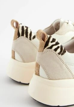 Next Signature Leather Chunky Standard - Baskets Basses - White Zebra -Tamaris Boutique b5ee111b13ce453bbb031d8b01da5c06