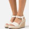 Calvin Klein Wedge - Sandales À Plateforme - Marshmallow