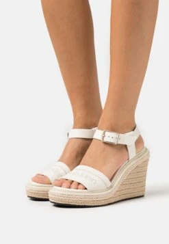 Calvin Klein Wedge - Sandales À Plateforme - Marshmallow