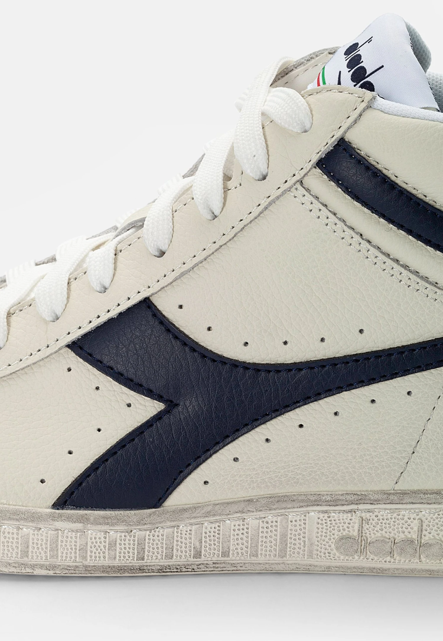 Diadora Game Unisex - Baskets Montantes - White/Blue Caspian Sea 8 Diadora Game Unisex - Baskets Montantes - White/Blue Caspian Sea – Image 8