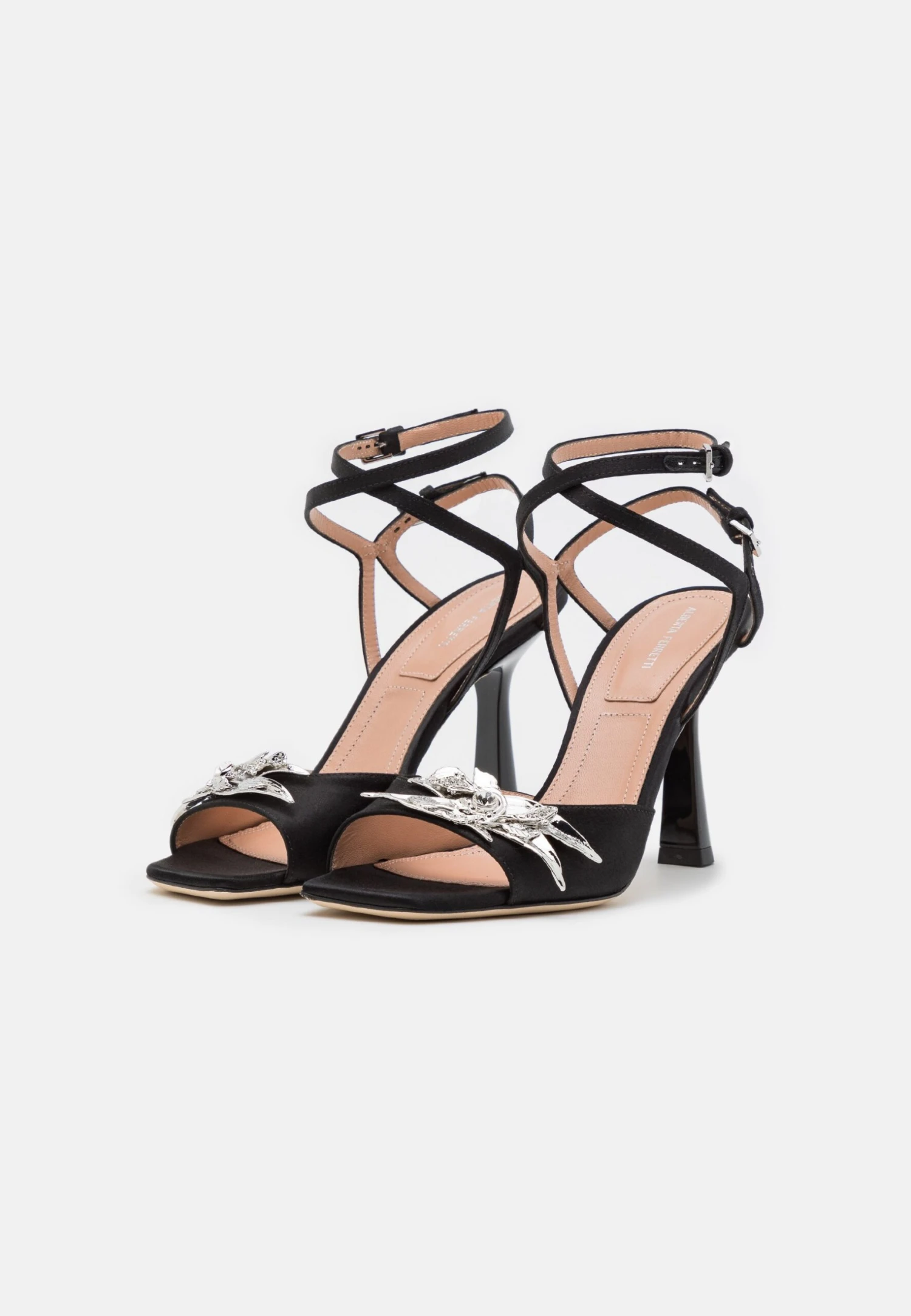 Alberta Ferretti Precious Flower - Sandales À Talons Hauts - Fantasy Print Black 3 Alberta Ferretti Precious Flower - Sandales À Talons Hauts - Fantasy Print Black – Image 3