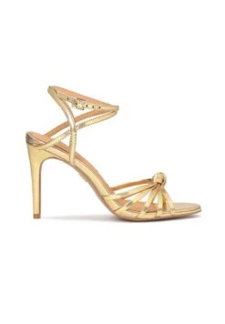 Kazar Diamante-Elegant Sandals With Straps - Sandales À Talons Hauts - Gold