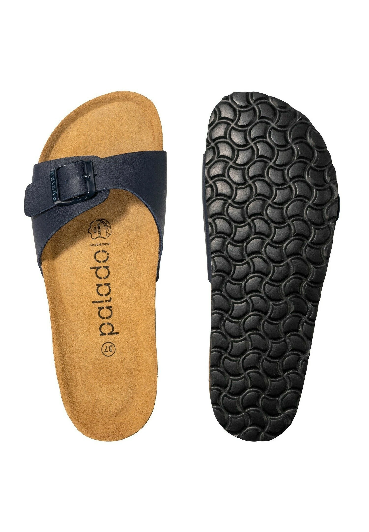 Malta - Mules - Blau Matt 3 Malta - Mules - Blau Matt – Image 3