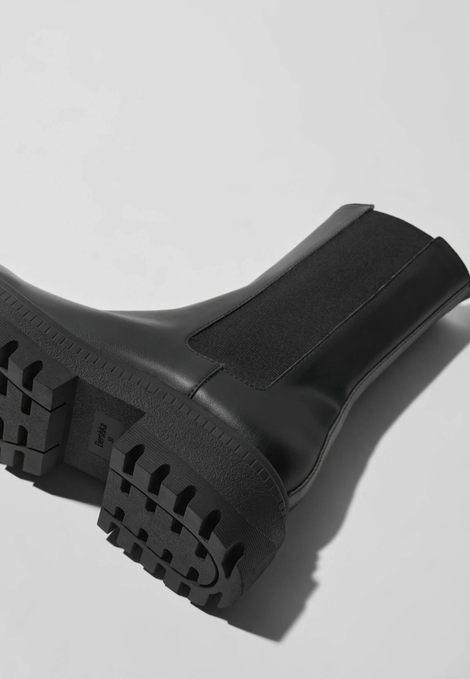 BERSHKA With Elastic Panels - Bottines À Plateau - Black 7 BERSHKA With Elastic Panels - Bottines À Plateau - Black – Image 7