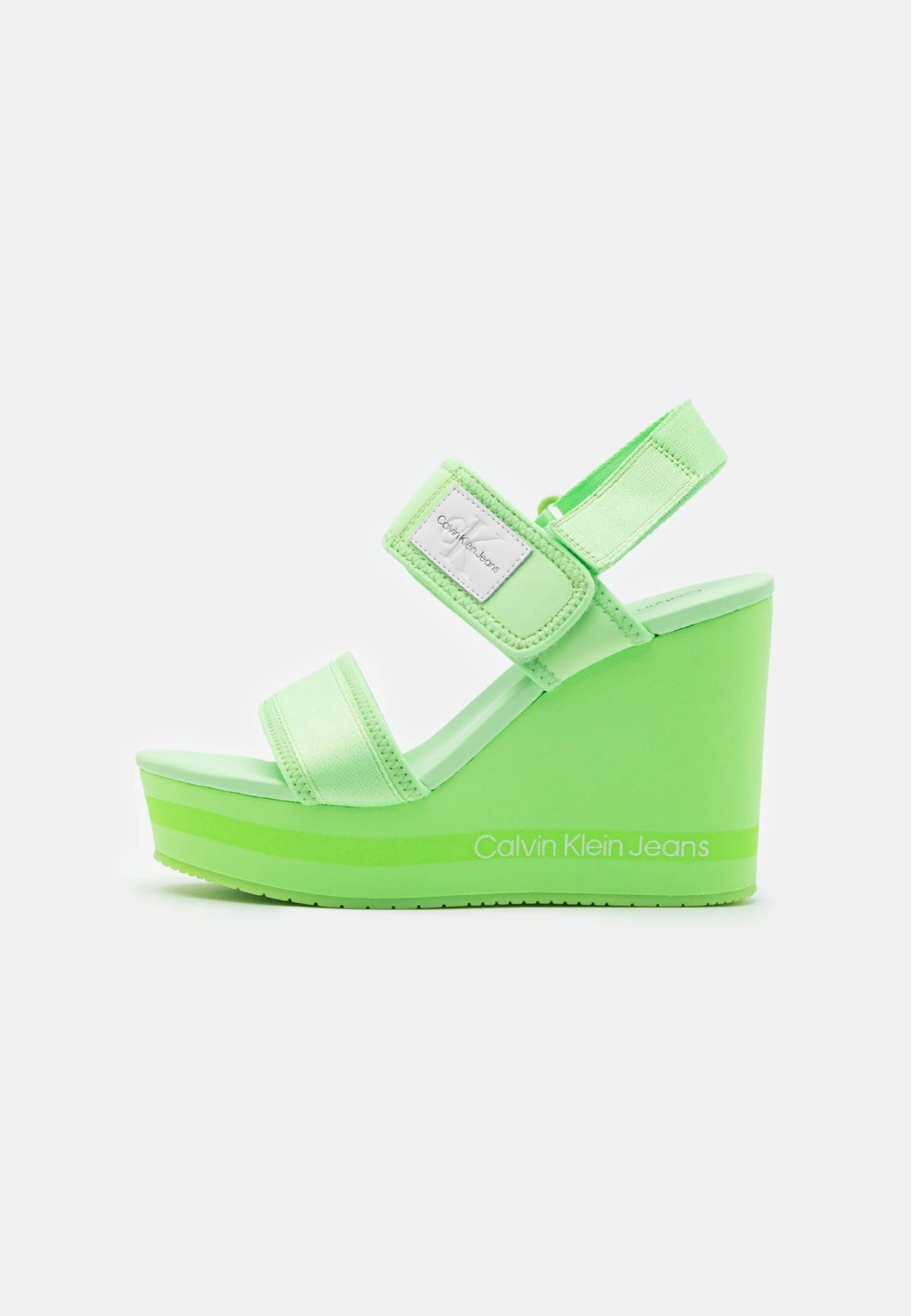 Calvin Klein Jeans Wedge Badge - Sandales À Plateforme - Live Mist 2 Calvin Klein Jeans Wedge Badge - Sandales À Plateforme - Live Mist – Image 2