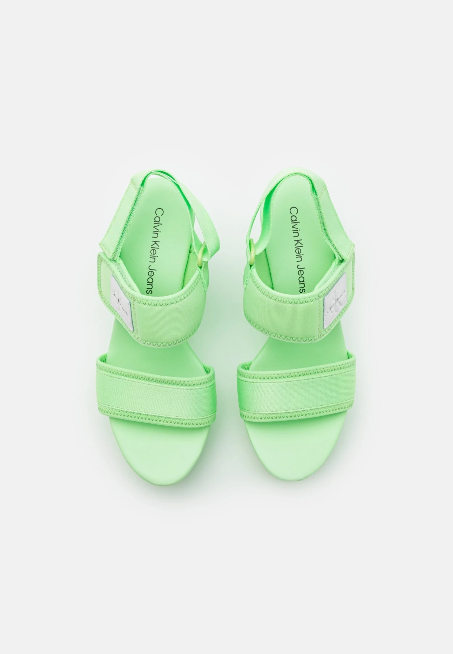 Calvin Klein Jeans Wedge Badge - Sandales À Plateforme - Live Mist 6 Calvin Klein Jeans Wedge Badge - Sandales À Plateforme - Live Mist – Image 6