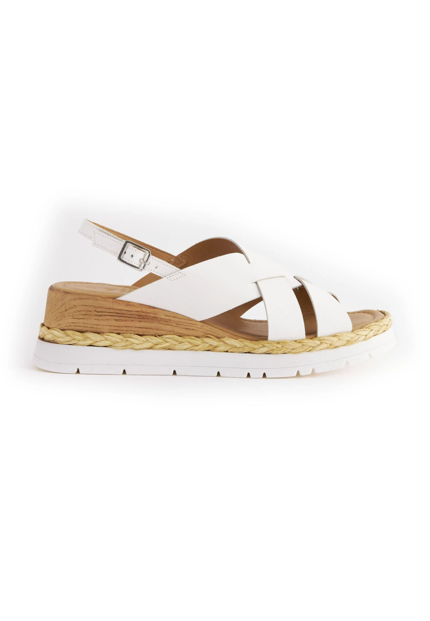 Next Forever Comfort Crossover - Sandales Compensées - White 1 Next Forever Comfort Crossover - Sandales Compensées - White