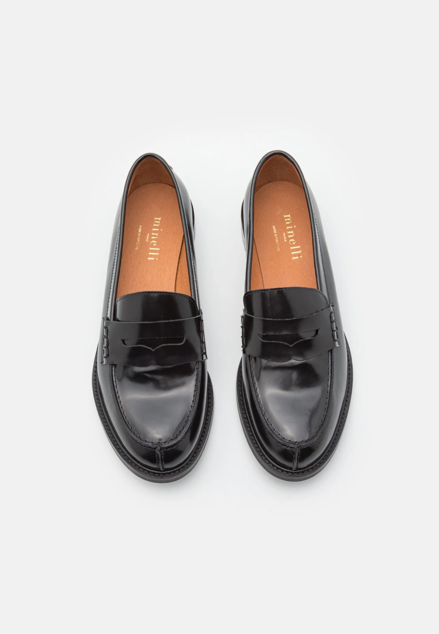 Minelli Mocassins - Black 6 Minelli Mocassins - Black – Image 6