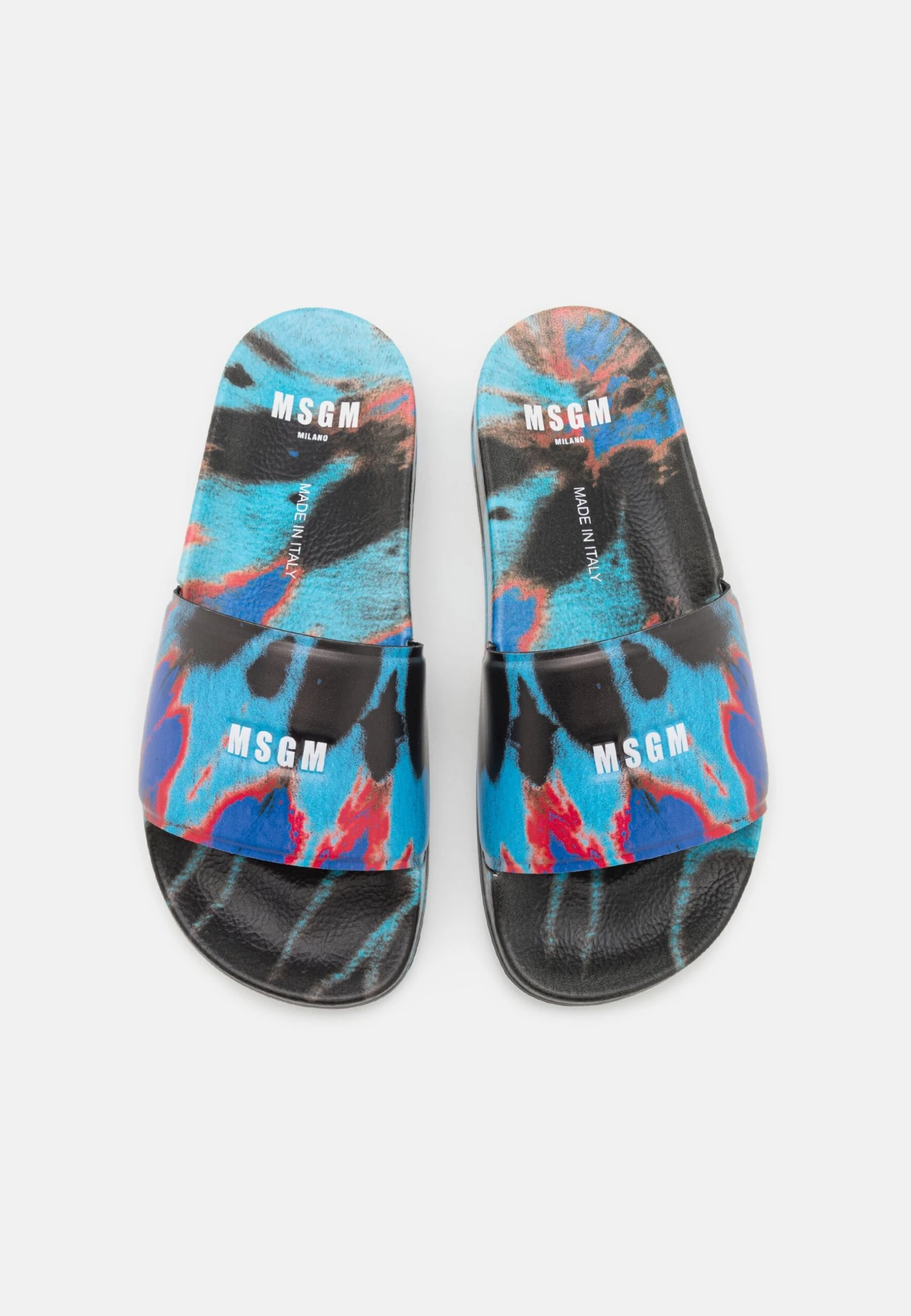 MSGM Mules - Black/Blue Tie Dye 5 MSGM Mules - Black/Blue Tie Dye – Image 5
