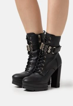 Guess Biola - Bottines À Talons Hauts - Black