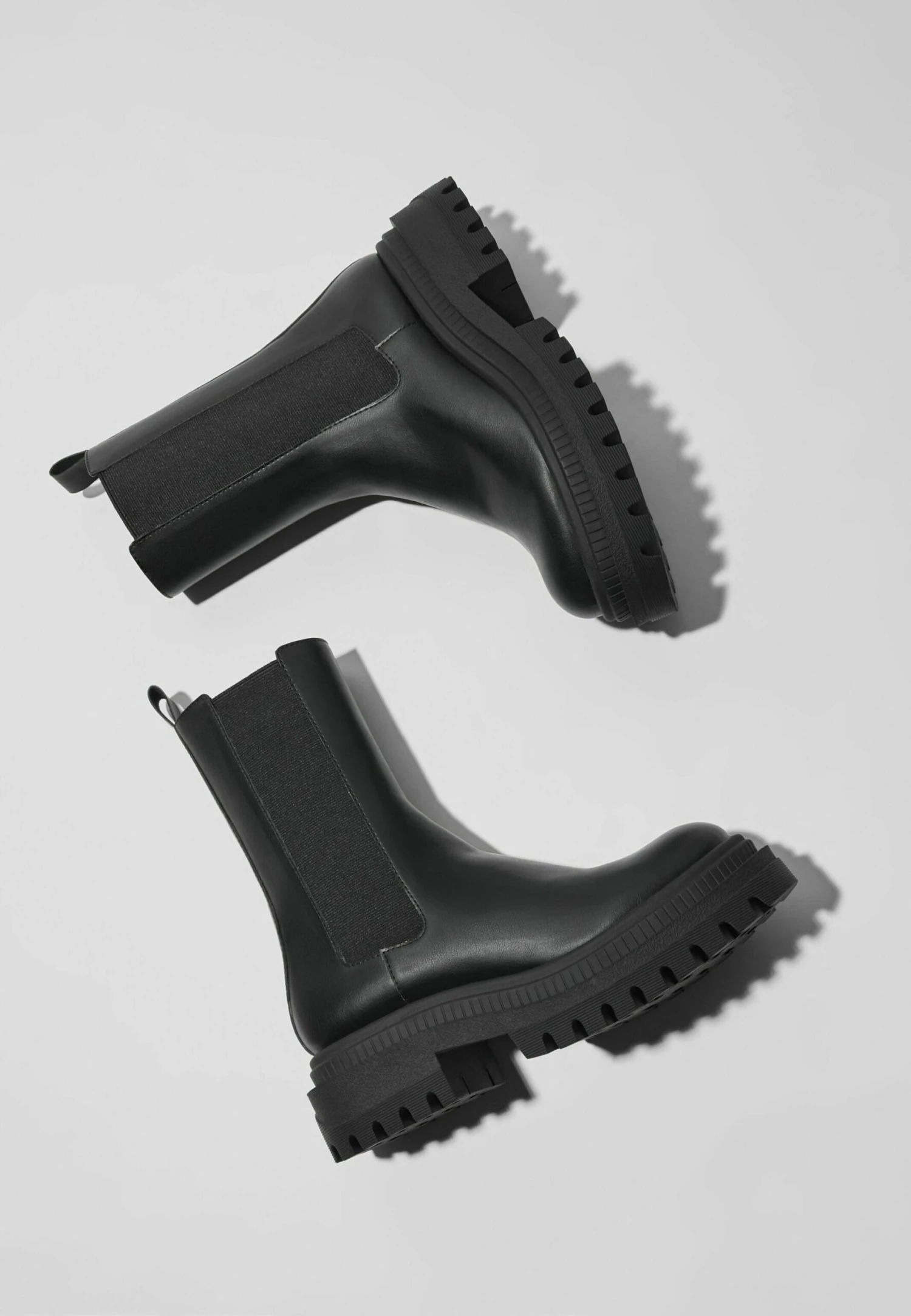 BERSHKA With Elastic Panels - Bottines À Plateau - Black 5 BERSHKA With Elastic Panels - Bottines À Plateau - Black – Image 5