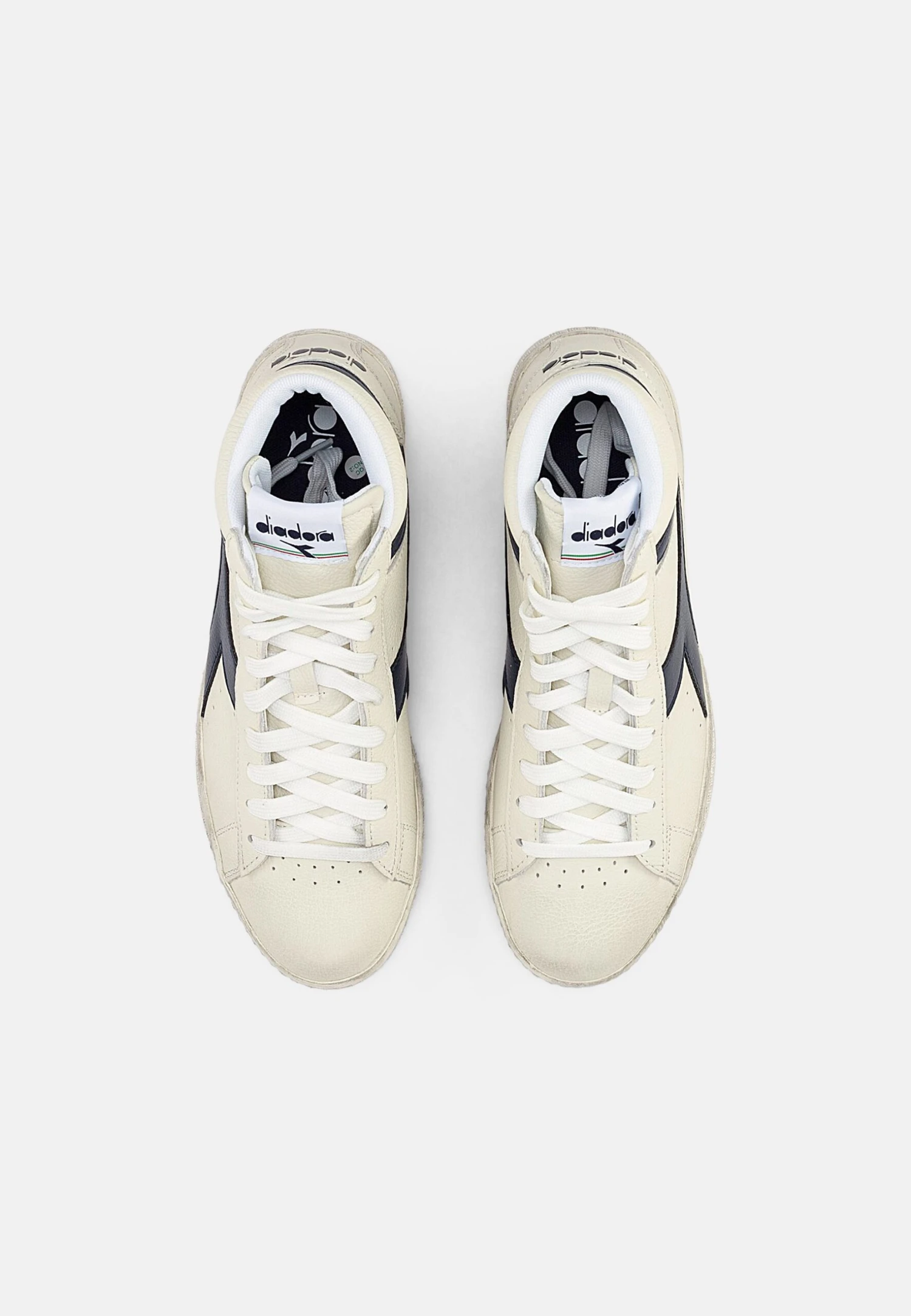 Diadora Game Unisex - Baskets Montantes - White/Blue Caspian Sea 6 Diadora Game Unisex - Baskets Montantes - White/Blue Caspian Sea – Image 6