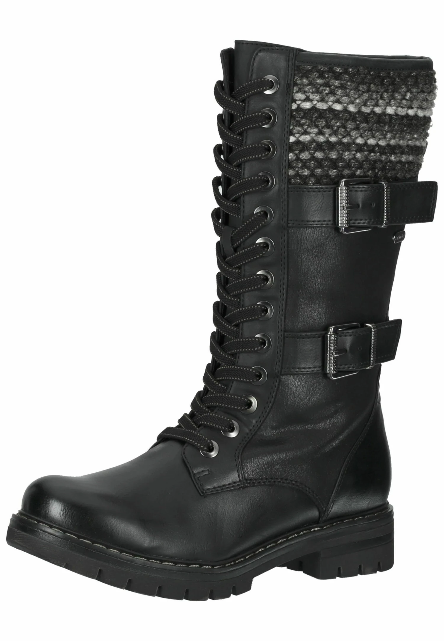 Marco Tozzi Bottes À Lacets - Black Comb 7 Marco Tozzi Bottes À Lacets - Black Comb – Image 7