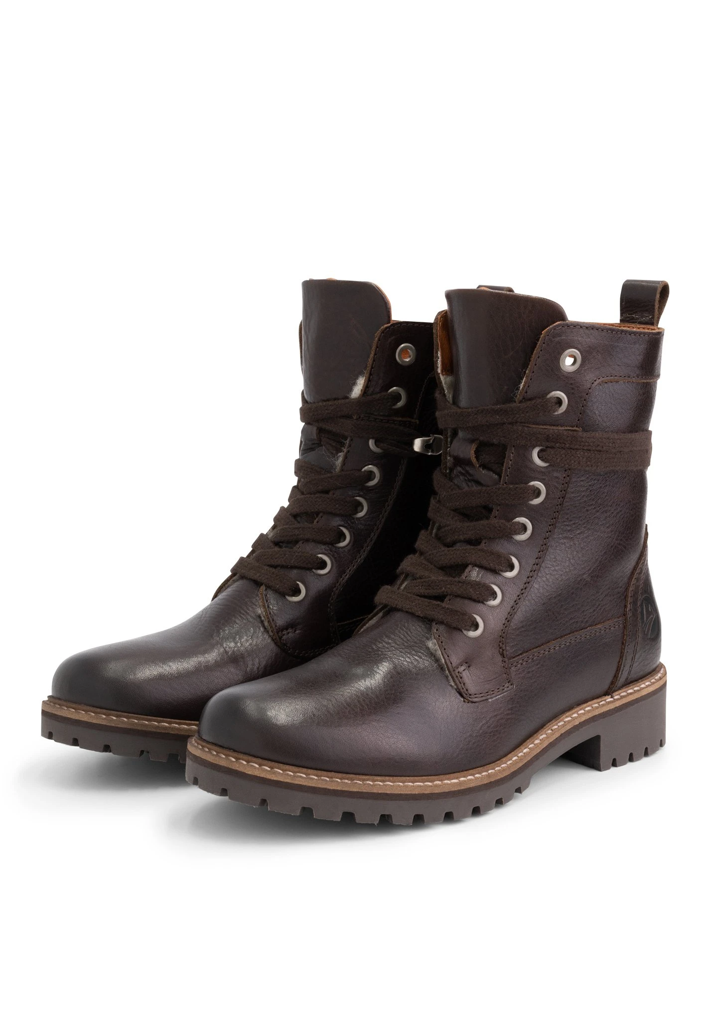 Bottes À Lacets - Dark Brown 3 Bottes À Lacets - Dark Brown – Image 3