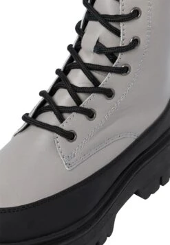 Tamaris Stiefelette - Bottines À Plateau - Grey Lea. Blk -Tamaris Boutique e876e9d0c1864943b4be026ace019071