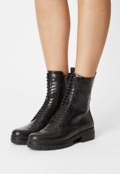 Tamaris Bottines À Lacets - Black