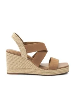 Next Forever Comfort Cross Over - Sandales Compensées - Tan Brown