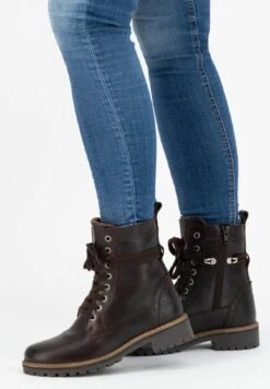 Bottes À Lacets - Dark Brown