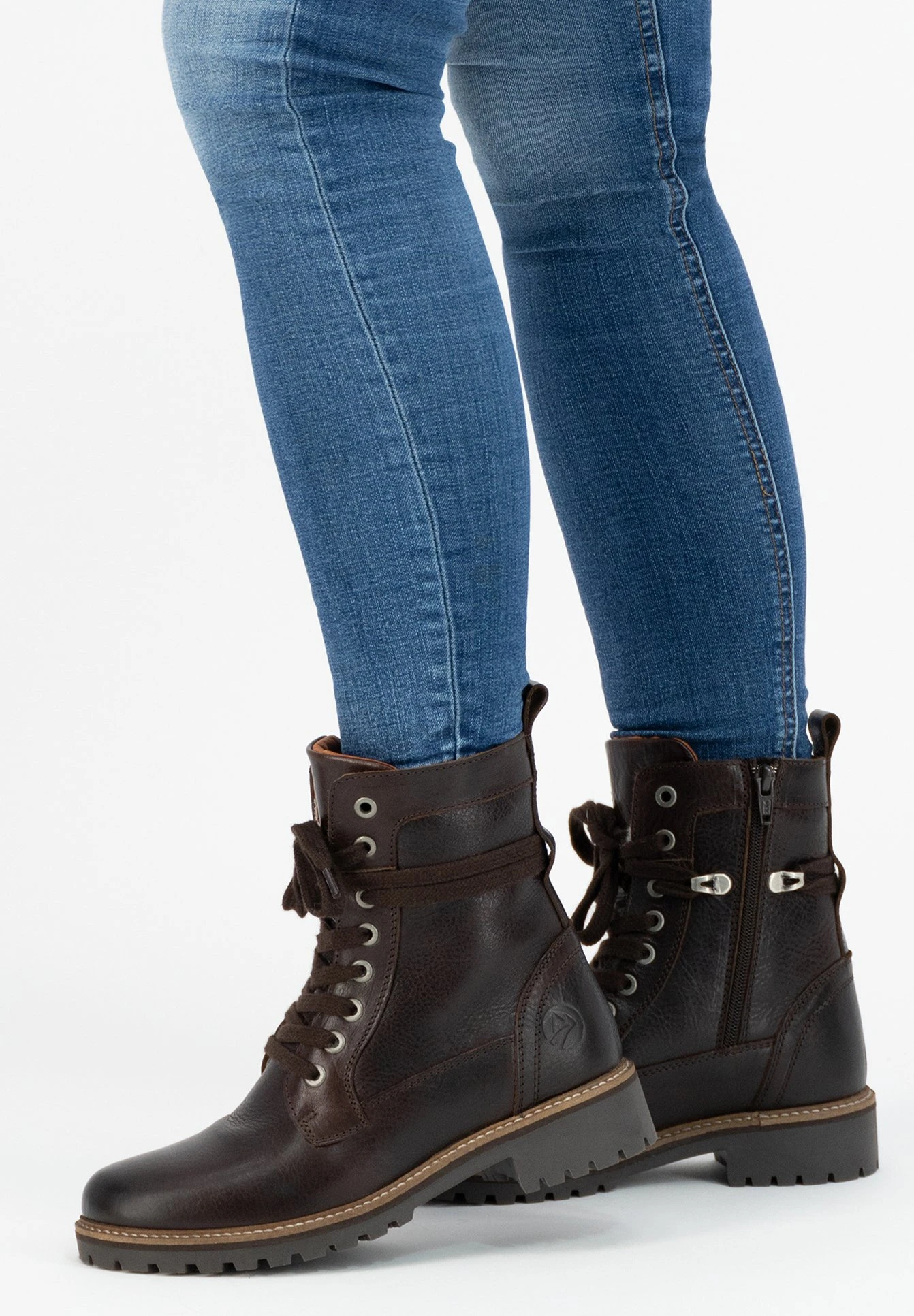 Bottes À Lacets - Dark Brown 1 Bottes À Lacets - Dark Brown