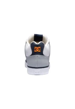 DC SHOES Pure Mid - Chaussures De Skate - Xwsn White Grey Orange -Tamaris Boutique ff422b95564c4aa486b98f8afff0466d